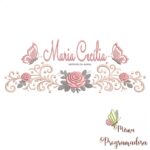 matriz de bordado arabesco rosas borboletas nome-maria cecilia-mirna 083