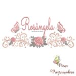matriz de bordado arabesco rosas borboletas nome-rosangela-mirna 092