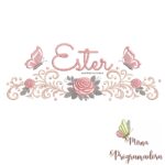 matriz de bordado ester 110
