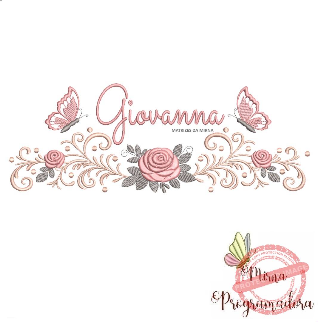 matriz de bordado giovanna 108 matriz de bordado giovanna 108 - Imagem 1