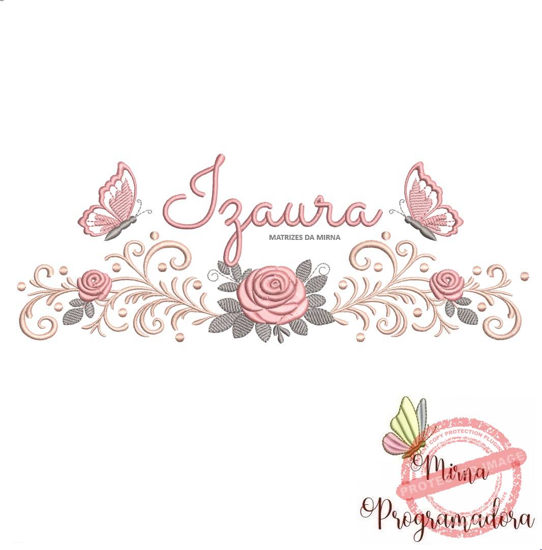 matriz de bordado izaura matriz de bordado izaura - Imagem 1