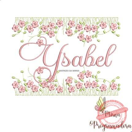 matriz de bordado jardim invertido Ysabel 136