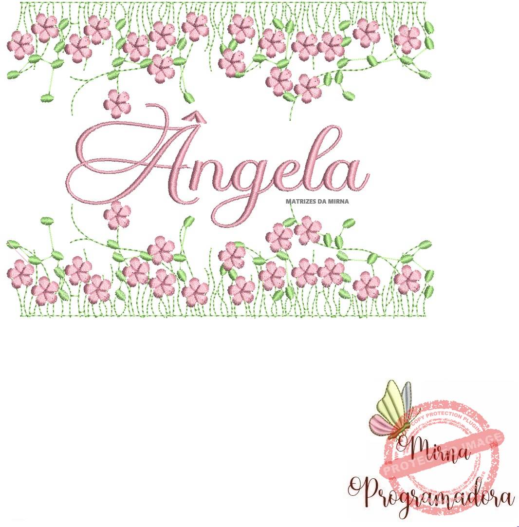 matriz de bordado jardim invertido angela25-mirna matriz de bordado jardim invertido angela25 - Imagem 1