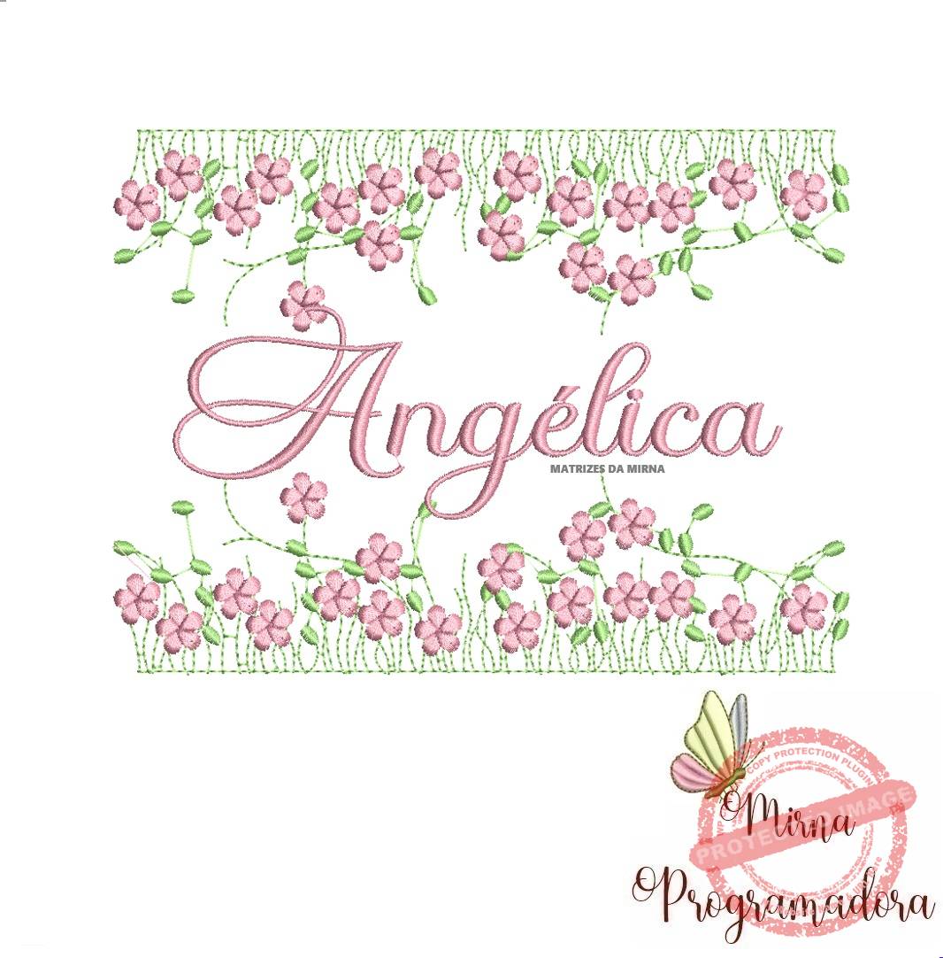 matriz de bordado jardim invertido angelica24-mirna matriz de bordado jardim invertido angelica24 - Imagem 1