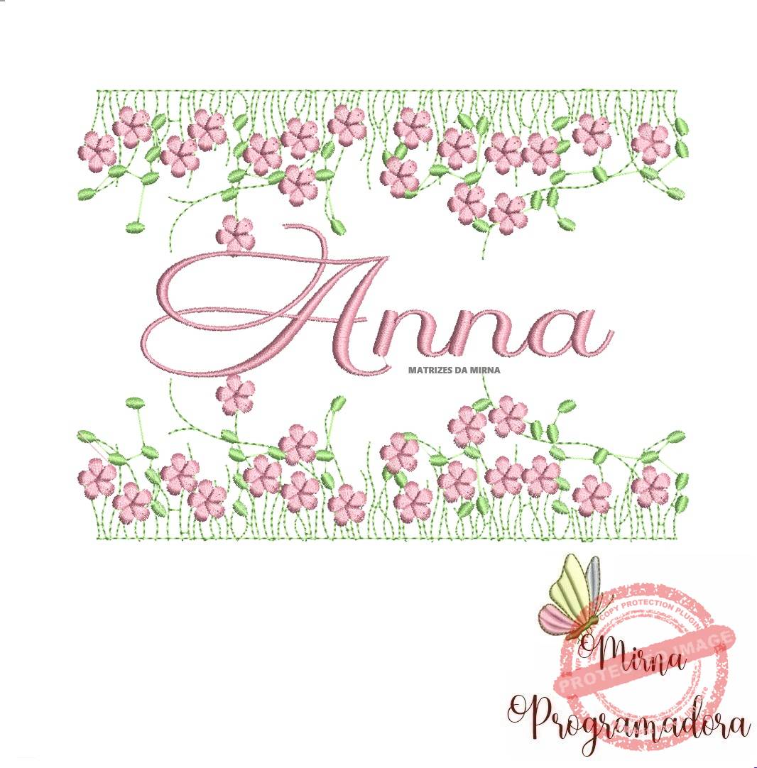 matriz de bordado jardim invertido anna23-mirna matriz de bordado jardim invertido anna23 - Imagem 1