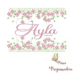 matriz de bordado jardim invertido ayla20