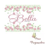 matriz de bordado jardim invertido bella18
