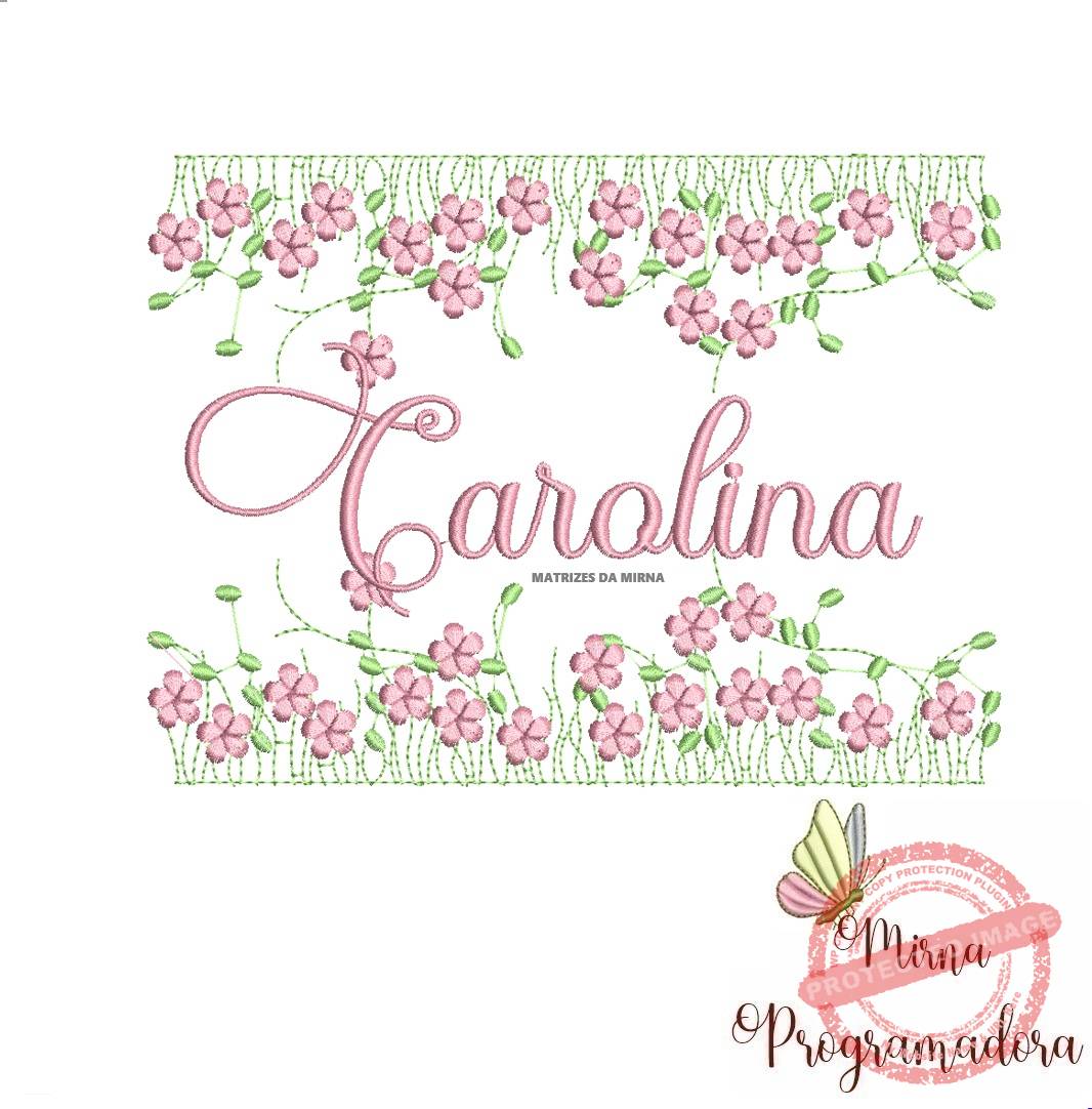 matriz de bordado jardim invertido carolina12-mirna matriz de bordado jardim invertido carolina12 - Imagem 1
