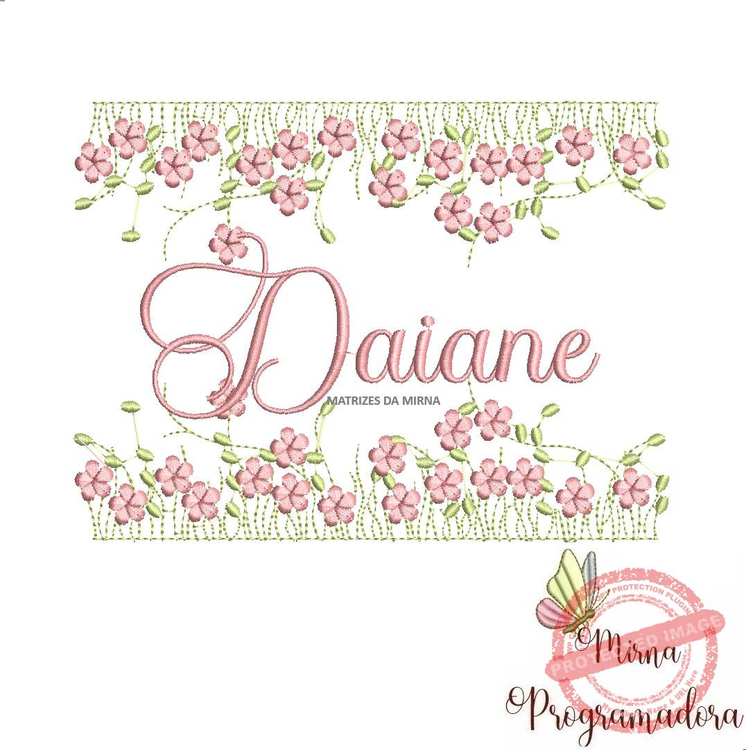 matriz de bordado jardim invertido daiane61-mirna matriz de bordado jardim invertido daiane61 - Imagem 1