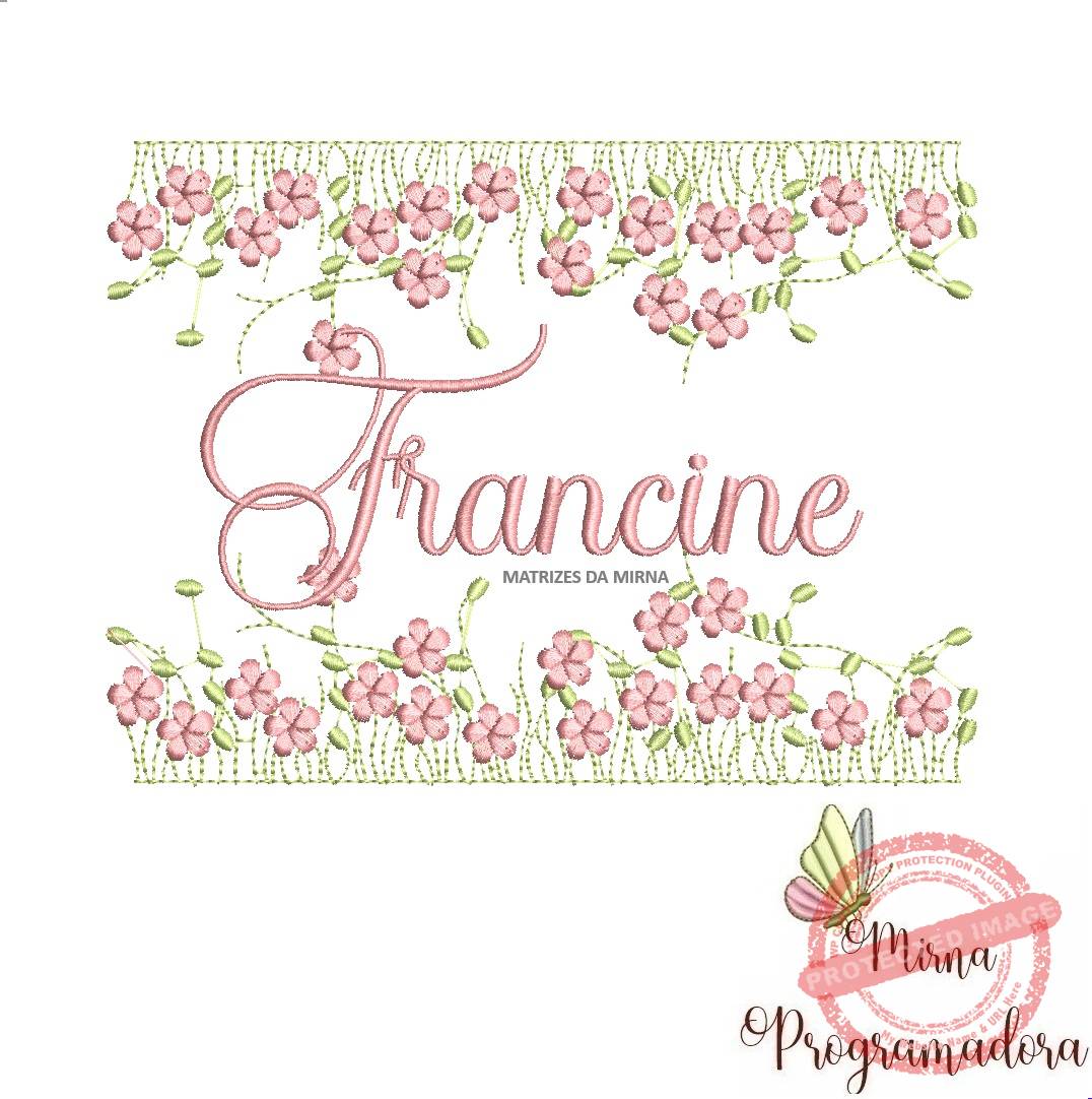 matriz de bordado jardim invertido francine94-mirna matriz de bordado jardim invertido francine94 - Imagem 1