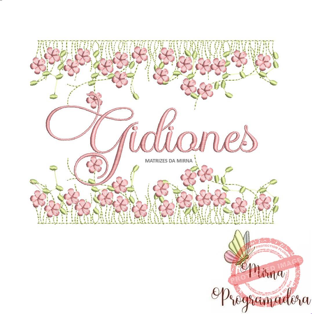 matriz de bordado jardim invertido gidiones92-mirna matriz de bordado jardim invertido gidiones92 - Imagem 1