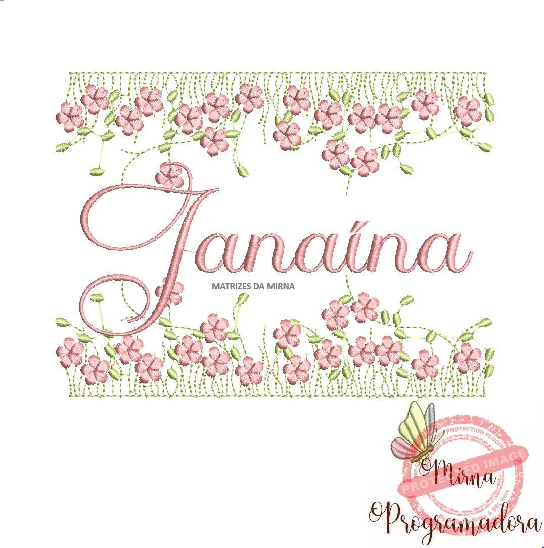 matriz de bordado jardim invertido janaina72-mirna matriz de bordado jardim invertido janaina72 - Imagem 1