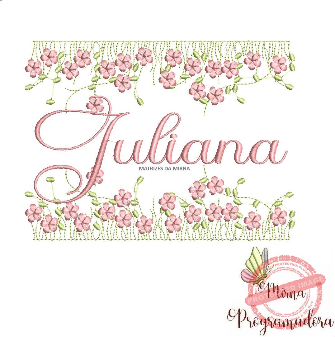 matriz de bordado jardim invertido juliana66-mirna matriz de bordado jardim invertido juliana66 - Imagem 1