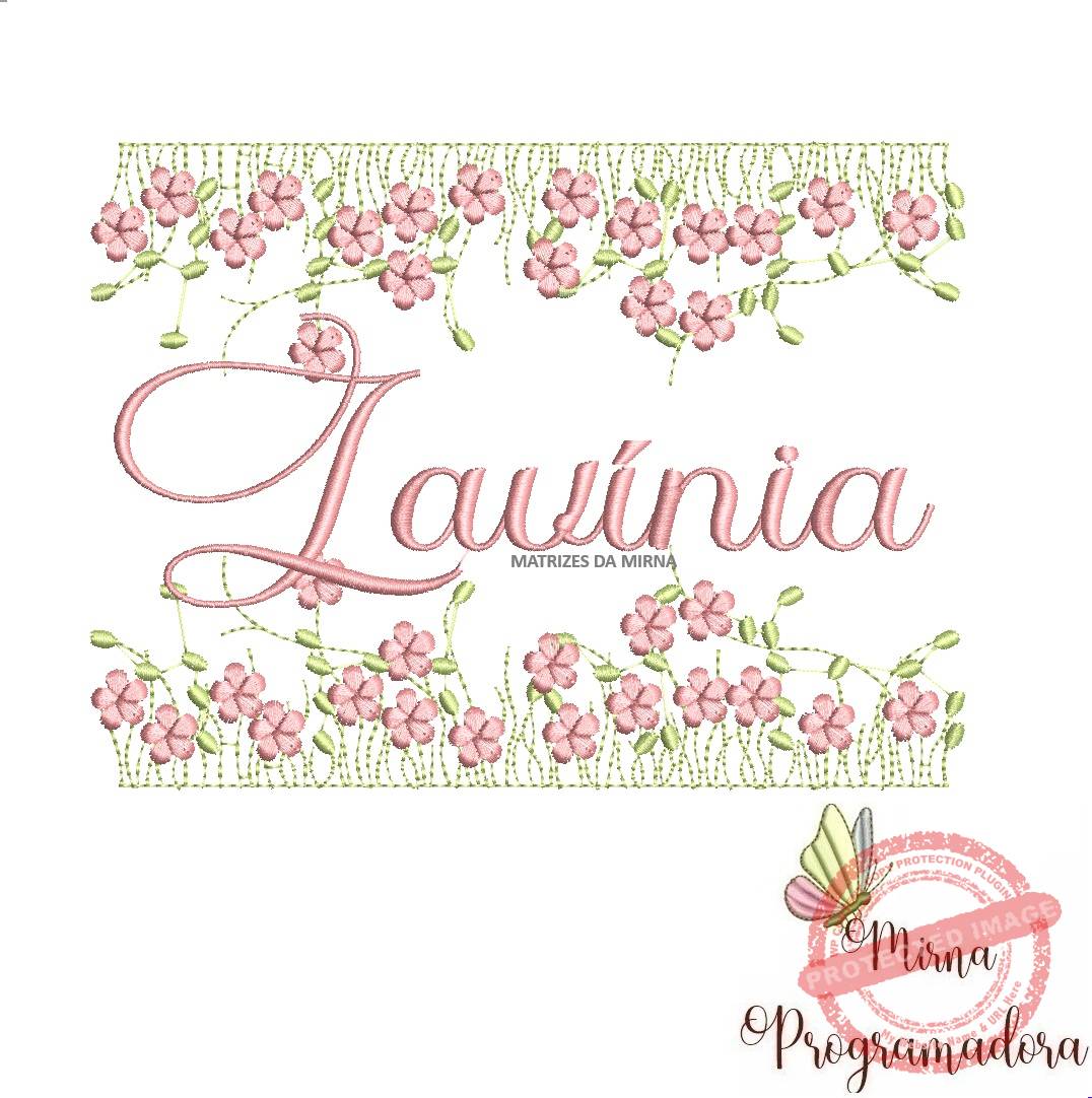 matriz de bordado jardim invertido lavinia 129-mirna matriz de bordado jardim invertido lavinia 129 - Imagem 1