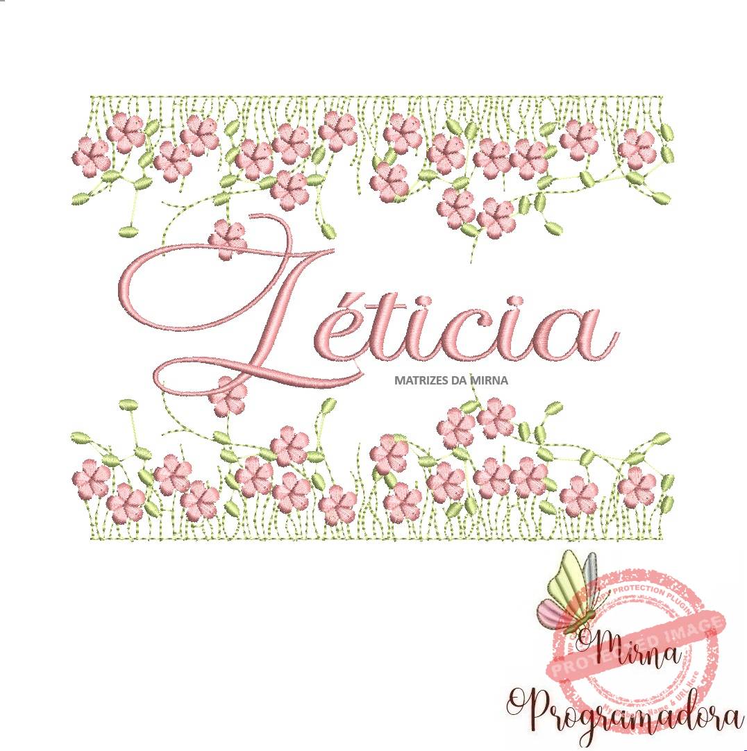 matriz de bordado jardim invertido leticia 128-mirna matriz de bordado jardim invertido leticia 128 - Imagem 1