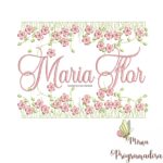 matriz de bordado jardim invertido maria flor 110