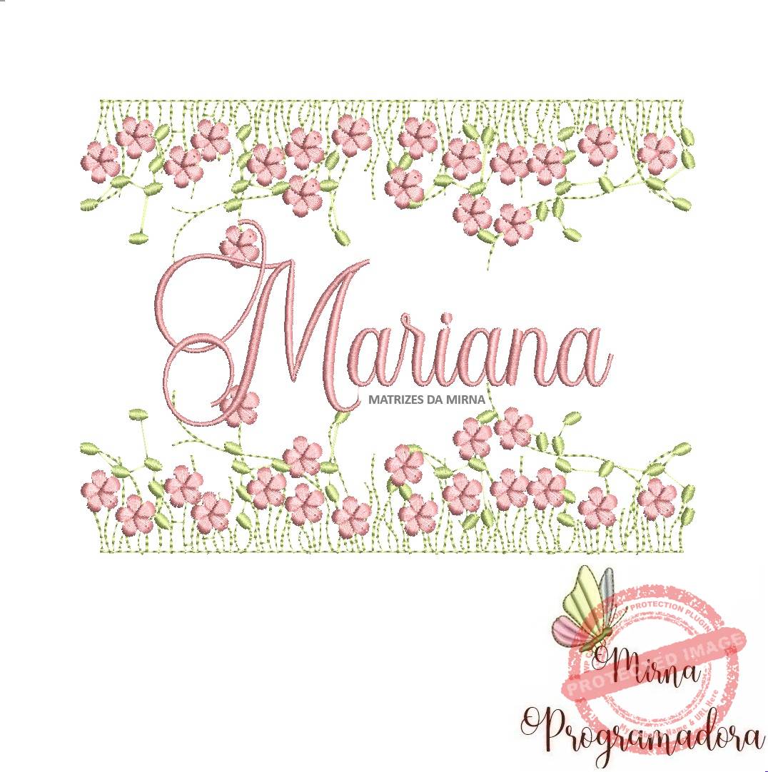 matriz de bordado jardim invertido mariana108-mirna matriz de bordado jardim invertido mariana108 - Imagem 1