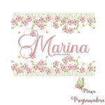 matriz de bordado jardim invertido marina 107