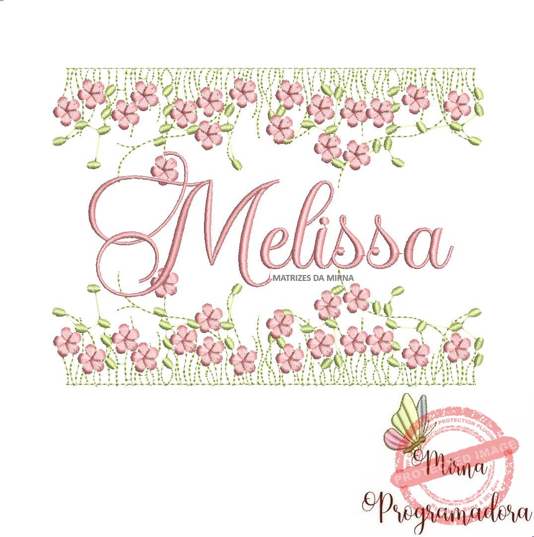 matriz de bordado jardim invertido melissa 103-mirna matriz de bordado jardim invertido melissa 103 - Imagem 1