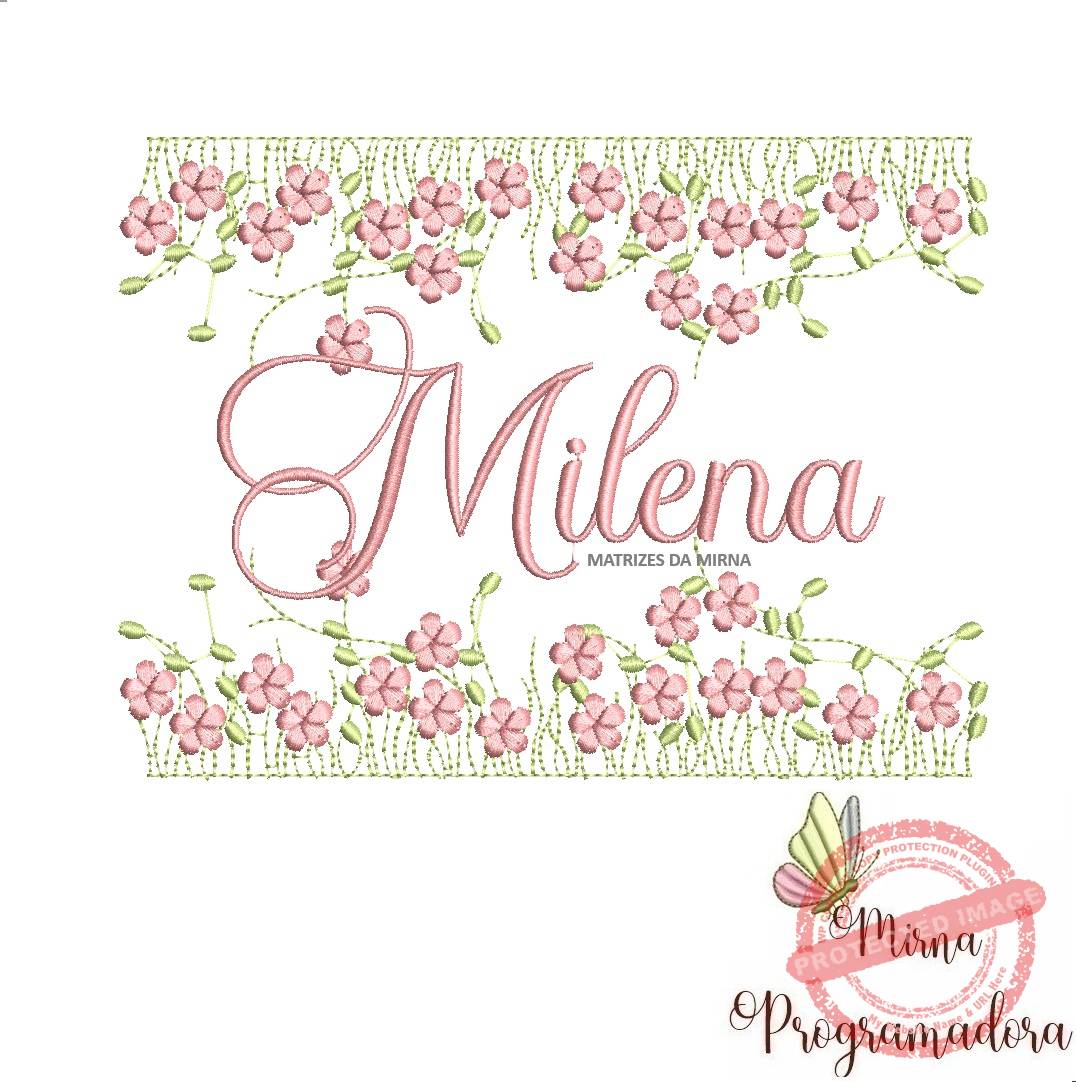 matriz de bordado jardim invertido milena 102-mirna matriz de bordado jardim invertido milena 102 - Imagem 1