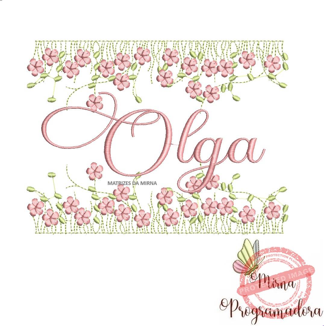 matriz de bordado jardim invertido olga 178-mirna matriz de bordado jardim invertido olga 178 - Imagem 1