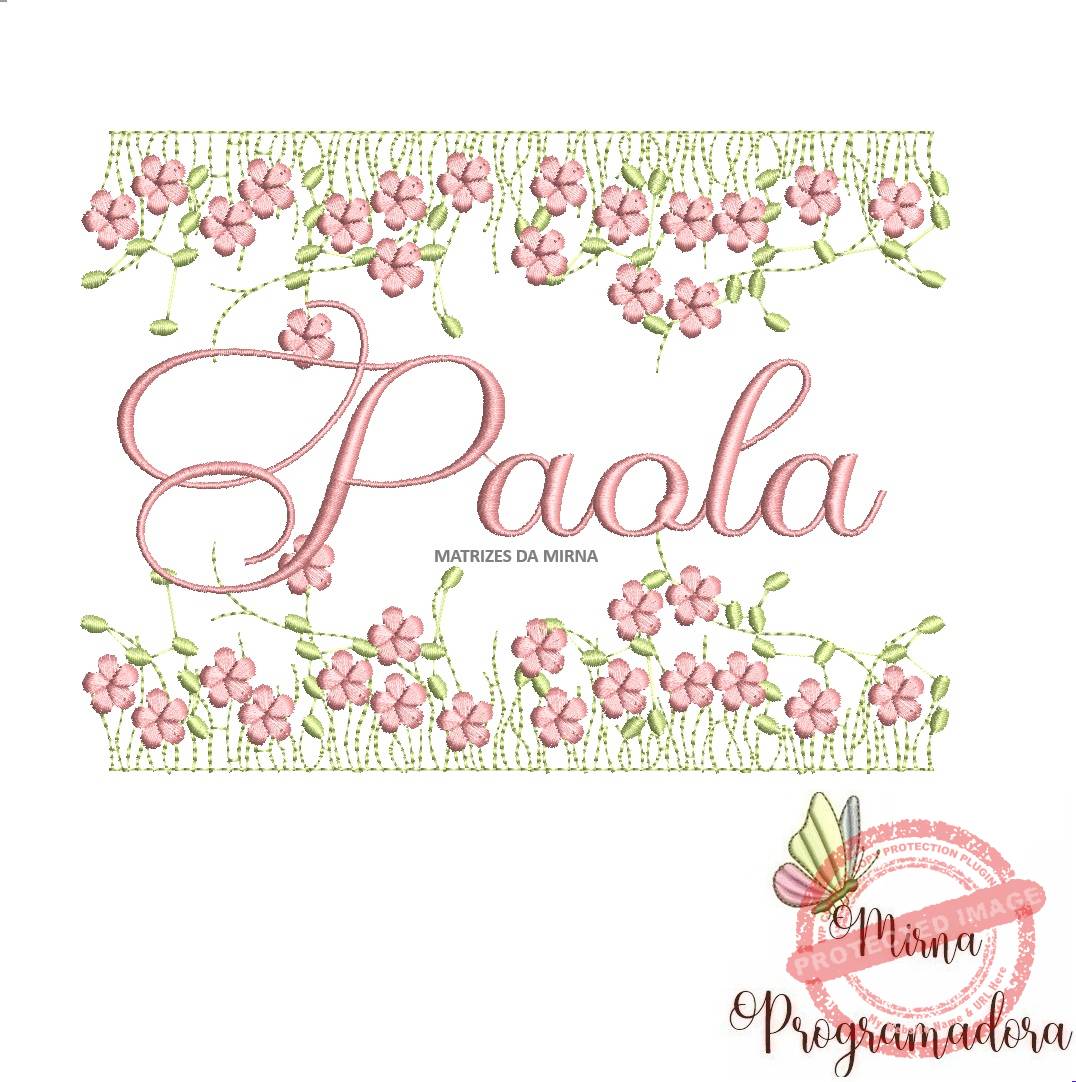 matriz de bordado jardim invertido paola 175-mirna matriz de bordado jardim invertido paola 175 - Imagem 1