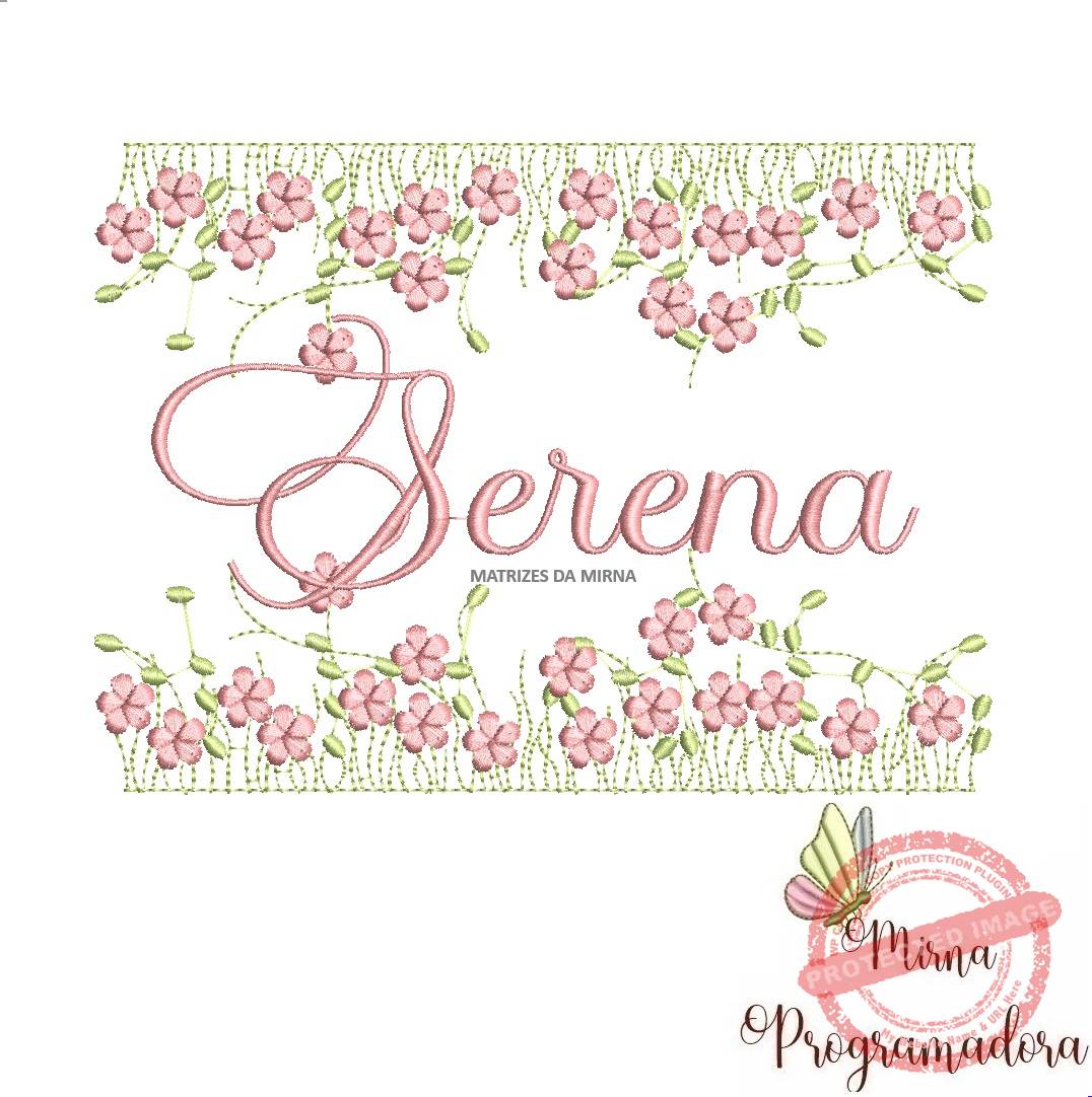 matriz de bordado jardim invertido serena 159-mirna matriz de bordado jardim invertido serena 159 - Imagem 1