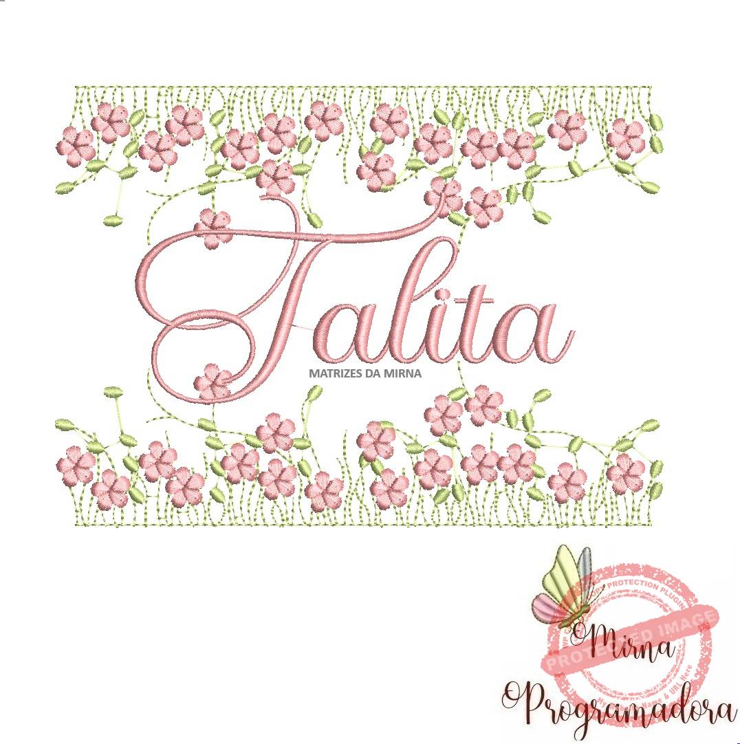 matriz de bordado jardim invertido talita 153-mirna matriz de bordado jardim invertido talita 153 - Imagem 1
