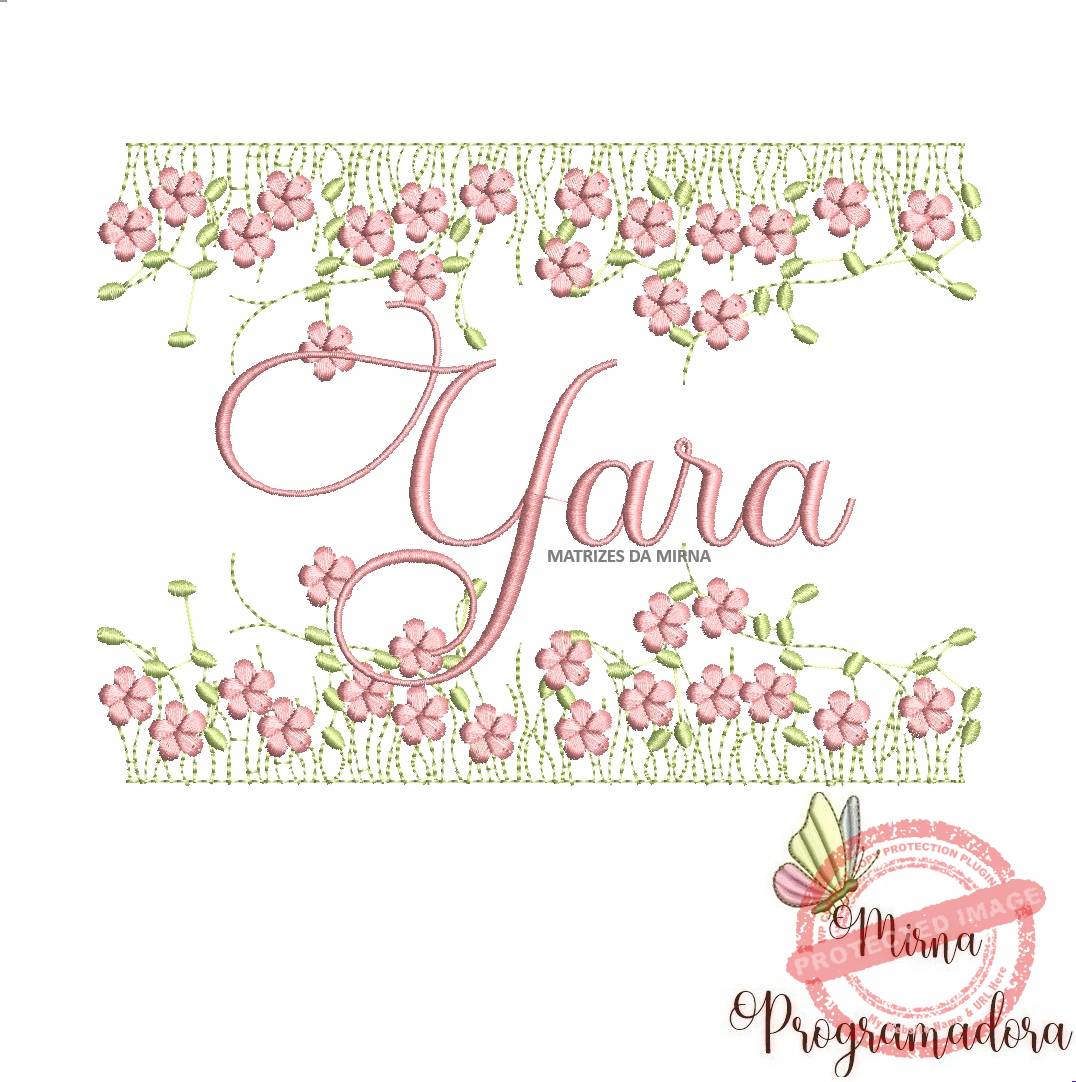 matriz de bordado jardim invertido yara 138-mirna matriz de bordado jardim invertido yara 138 - Imagem 1