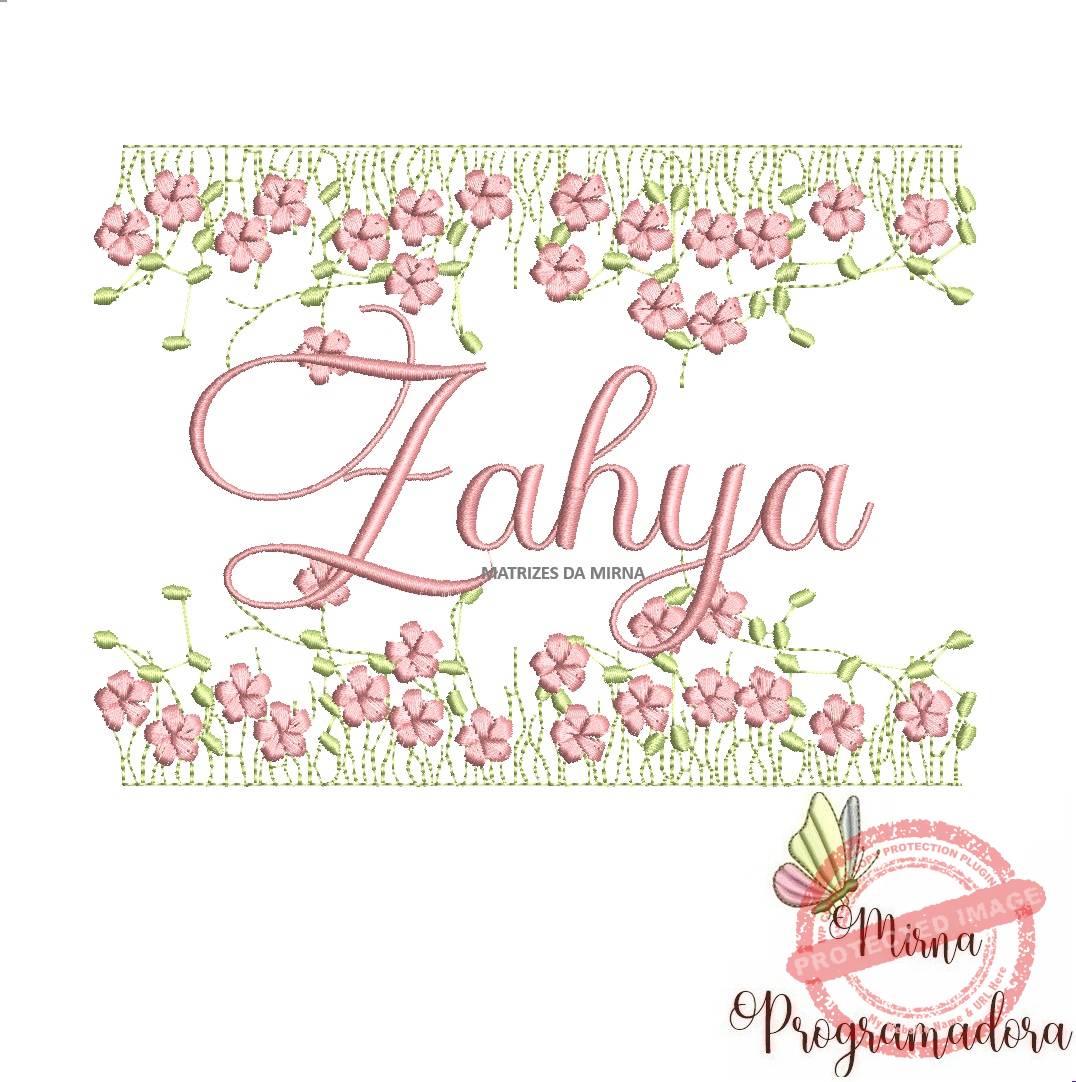 matriz de bordado jardim invertido zahya 135-mirna matriz de bordado jardim invertido zahya 135 - Imagem 1