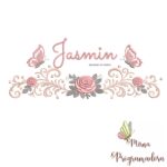 matriz de bordado jasmin 114