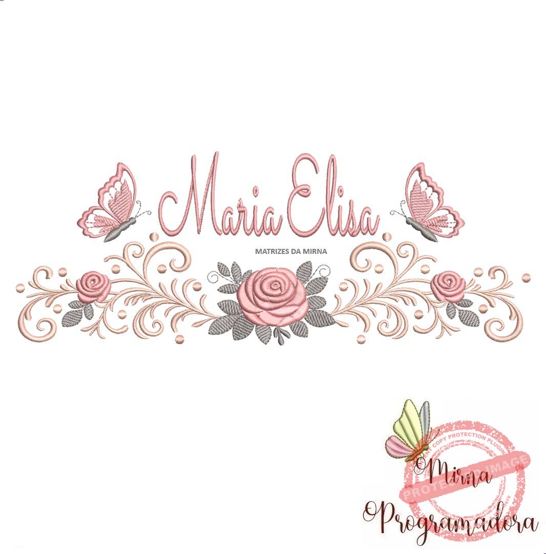 matriz de bordado maria elisa 112 matriz de bordado maria elisa 112 - Imagem 1