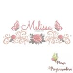 matriz de bordado melissa 110