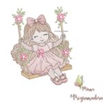Matriz de Bordado Coleção Menina Encanto - Imagem 5