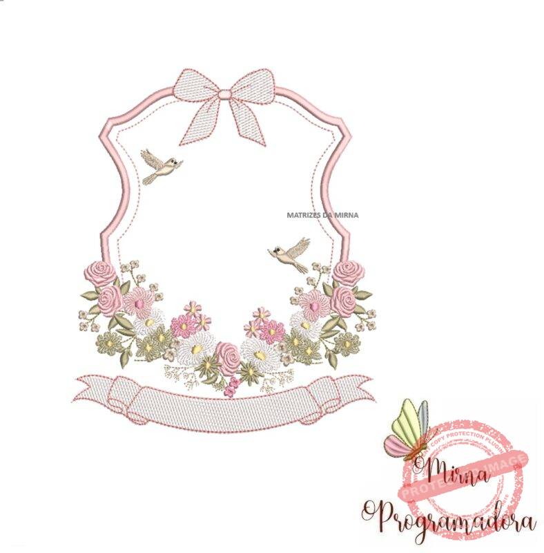matriz-de-bordado-moldura-flores-passaros