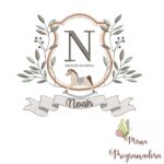 Matriz de Bordado moldura cavalinho noah 99