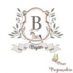 Matriz de Bordado cavalinho-nome bryan17