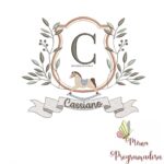 Matriz de Bordado moldura cavalinho-nome cassiano 12