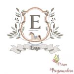 Matriz de Bordado moldura cavalinho-nome enzo 28