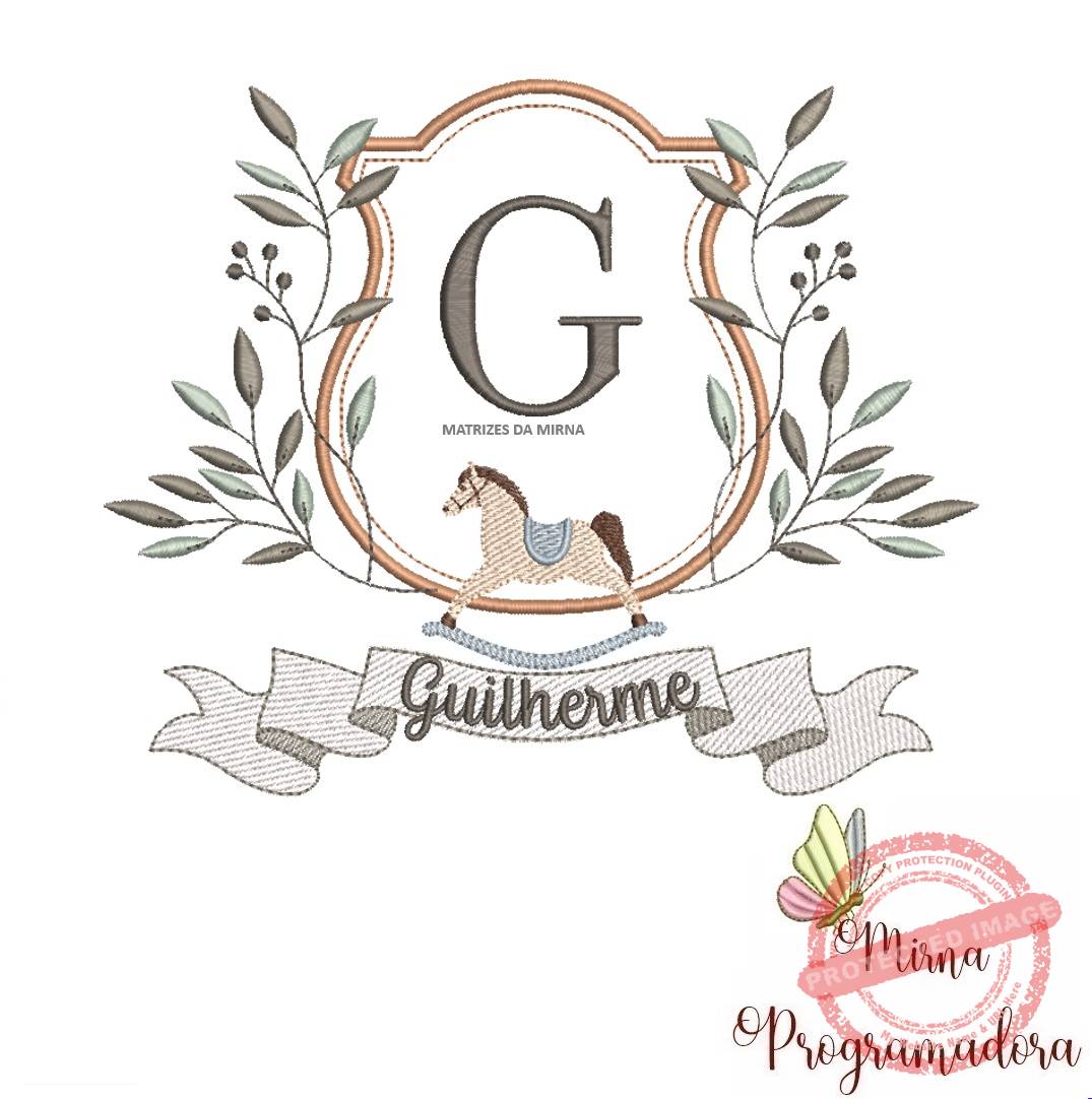 moldura cavalinho-nome guilherme 39 moldura cavalinho-nome guilherme 39 - Imagem 1