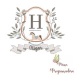 moldura cavalinho-nome higor 57