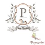 Matriz de Bordado moldura cavalinho-nome paulo henrique 118