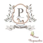 Matriz de Bordado moldura cavalinho-nome pedro henrique 106