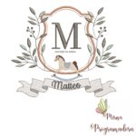 Matriz de Bordado moldura cavalinho matteo 85