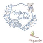 matriz de bordado brasao carro ursinho-anthony gabriel 44