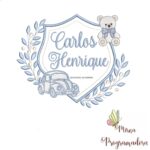 matriz de bordado brasao carro ursinho-carlos henrique 94
