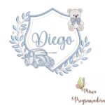 matriz de bordado brasao carro ursinho-diego 15