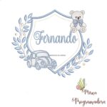 matriz de bordado brasao carro ursinho-fernando 103
