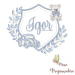 matriz de bordado brasao carro ursinho-igor 65