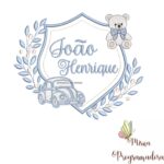 matriz de bordado brasao carro ursinho-joao henrique 33